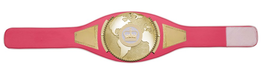 CHAMPIONSHIP BELT PROGLOBE/G/WHTGEMG - AVAILABLE IN 6+ COLOURS